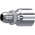Stainless Steel One piece  JIC 37° male