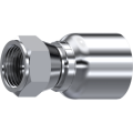 Stainless Steel One piece JIC 37° Swivel female
