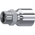 Stainless Steel 43-Series Hose Fittings One piece Metric male cone 24°