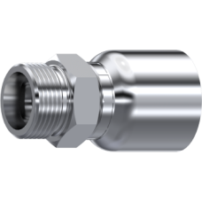 Stainless Steel 43-Series Hose Fittings One piece Metric male cone 24° 88203161006
