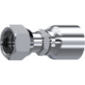 Stainless Steel One piece double hexagonal ORFS Swivel female