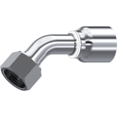 Stainless Steel One piece ORFS Swivel female (45° Elbow) 889080904