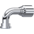 Stainless Steel 43-Series Hose Fittings One piece 3000 PSI SAE Flange (90° Elbow)/ Code 61