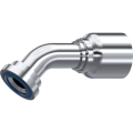Stainless Steel 43-Series Hose Fittings One piece 3000 PSI SAE Flange (45° Elbow)/ Code 61