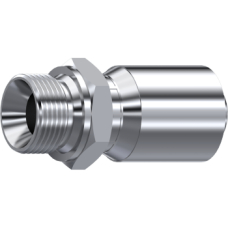 Stainless Steel One piece BSP male 60° cone 871120404