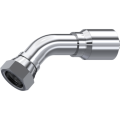 Stainless Steel One piece NPSM female 60° cone (45° Elbow)