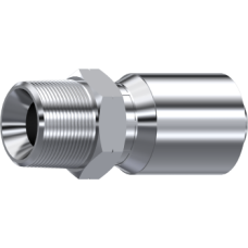 Stainless Steel One piece NPT male pipe straight 871610403
