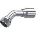 Stainless Steel One piece JIC 37° female (45° Elbow)