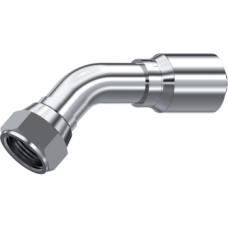 Stainless Steel One piece JIC 37° female (45° Elbow) 871390704 Stainless Steel One piece JIC 37° female (45° Elbow) 871390704