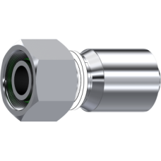 Stainless Steel One piece Metric female 24° cone 87804120603