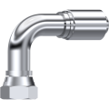 Stainless Steel One piece BSP female 60° cone (90° Elbow)