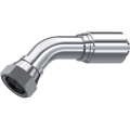 Stainless Steel One piece NPSM female 60° cone (45° Elbow)