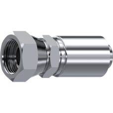 Stainless Steel One piece double hexagonal NPSM female 60° cone 863610404
