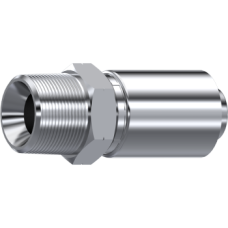 Stainless Steel One piece NPT male pipe straight 851610204