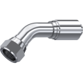 Stainless Steel One piece JIC 37° female (45° Elbow)