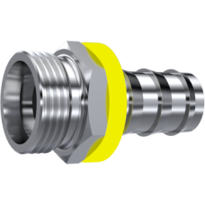Stainless Steel Metric stud 24° cone 89203140804