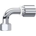 Stainless Steel One piece ORFS Swivel female (90° Elbow)