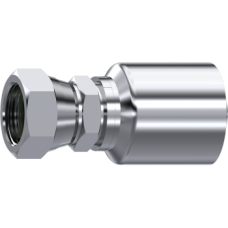 Stainless Steel One piece double hexagonal NPSM female 60° cone with o.ring Z684611212