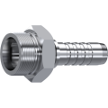 Stainless Steel Metric male stud 24° cone