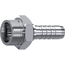 Stainless Steel Metric male stud 24° cone Z66203423016