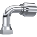 One piece NPSM Swivel female 60° cone (90° Elbow)