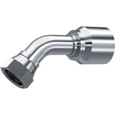 One piece NPSM Swivel female 60° cone (45° Elbow) Z582630606