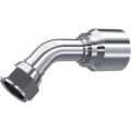 One piece JIC 37° Swivel female (45° Elbow)
