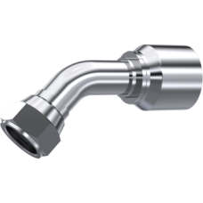One piece JIC 37° Swivel female (45° Elbow) Z581390906