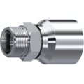 Stainless Steel One piece Metric male cone 24°