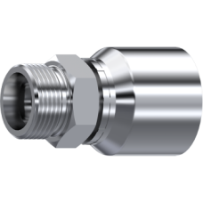 Stainless Steel One piece Metric male cone 24° Z58203161006