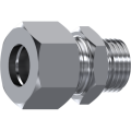 Stainless Steel DIN 2353 Straight male stud coupling BSP cylindrical
