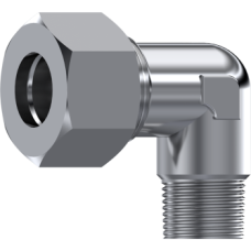 Stainless Steel DIN 2353 Male stud elbow NPT Z CKL 10 1/4 NPT