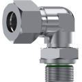 Stainless Steel DIN 2353 90° Adjustable male stud elbow BSP