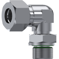 Stainless Steel DIN 2353 90° Adjustable male stud elbow BSP Z WEE 10L R 1/4