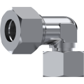 Stainless Steel DIN 2353 Adjustable stud elbow with nut and ring