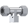 Stainless Steel DIN 2353 Adjustable stud branch TEE with o.ring
