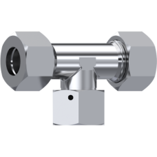 Stainless Steel DIN 2353 Adjustable stud branch TEE with o.ring Z TEL 10 TLM