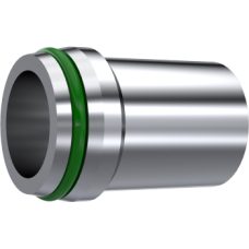 Stainless Steel DIN 2353 Welding nipple with o-ring Z ORIL 15