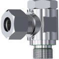 Stainless Steel DIN 2353 Banjo coupling with captive seal and o.ring BSP cylindrical