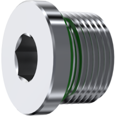 Blanking plug with captive seal Metric cylindrical Z STOPFEN M 10X1