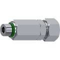 Stainless Steel DIN 2353 Non-return valve flow from male stud end BSP cylindrical Stainless Steel DIN 2353 Non-return valve flow from male stud end BSP cylindrical