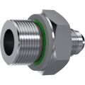 Stainless Steel Straight adaptor male JIC 37° - male BSP