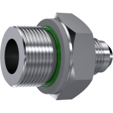 Stainless Steel Straight adaptor male JIC 37° - male BSP ZS2300610