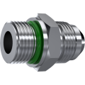 Stainless Steel Metric adaptor male - male JIC 37°