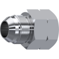 Stainless Steel Straight adaptor male JIC 37° - fixed female NPT