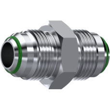 Stainless Steel Straight union JIC 37° with o.ring ZS26006OR