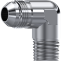 Stainless Steel 90° Elbow male JIC 37° - male NPT