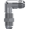 Stainless Steel 90° Bulkhead elbow male - male JIC 37°