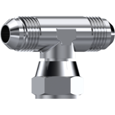 Stainless Steel Tee male JIC 37° - swivel nut JIC 37° - male JIC 37° ZS68506 Stainless Steel Tee male JIC 37° - swivel nut JIC 37° - male JIC 37° ZS68506