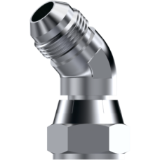 Stainless Steel 45° Elbow male JIC 37° - swivel female JIC 37° ZS69006